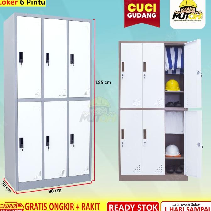 

Sale Now Loker Locker Besi 6 Pintu Full Plat Lc06P Limited Edition