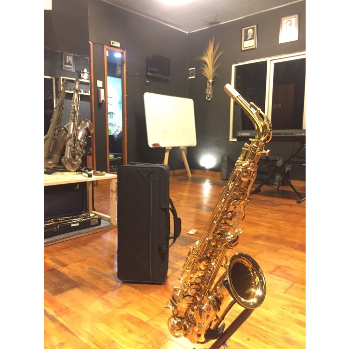 Promo Alto Saxophone Boston Usa Gold Baru 100%