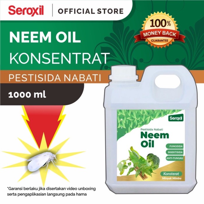 ✨Baru Neem Oil Konsentrat - Pestisida Organik / Minyak Mimba Insektisida 1L Limited