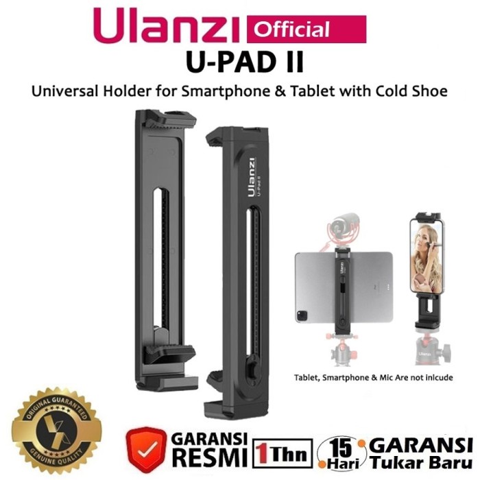 Terlaris Ulanzi U-Pad Ii Universal Tablet & Smartphone Holder Clip Mount