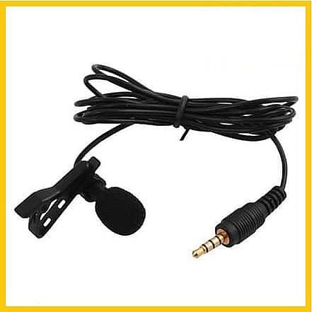 Microphone Clip Mic Kecil Klip Mic HP Komputer PC Laptop 3.5mm