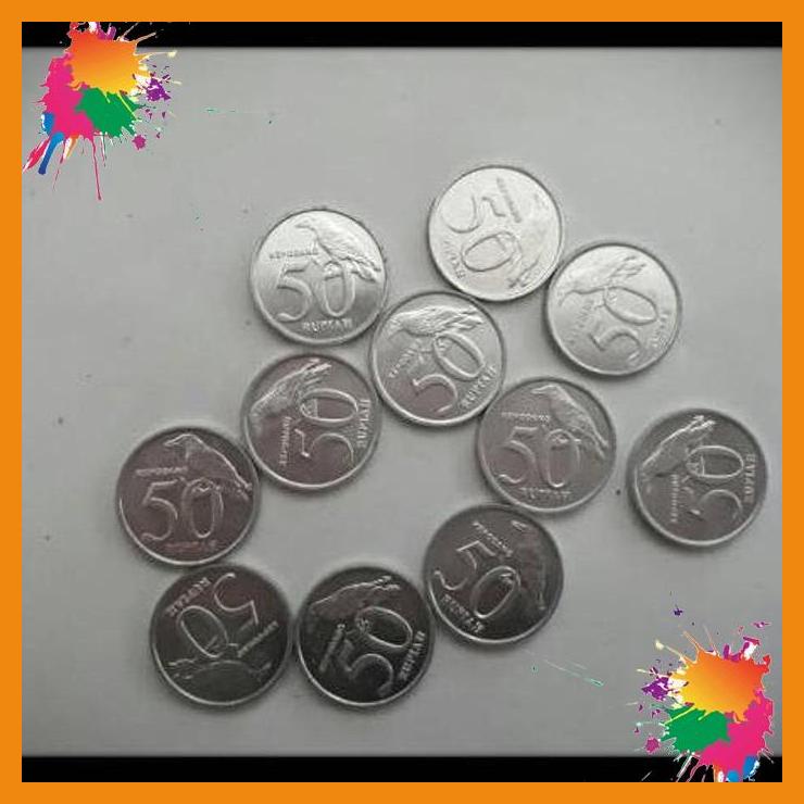 uang kuno/ uang koin/ uang lama/ uang logam/ uang antik 50 rupiah [nur]