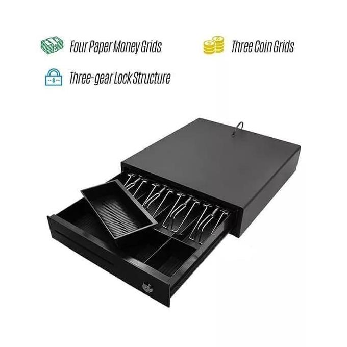 

Paket Kasir C Cash Drawer + Printer 5809 + Kertas Struk 58Mm