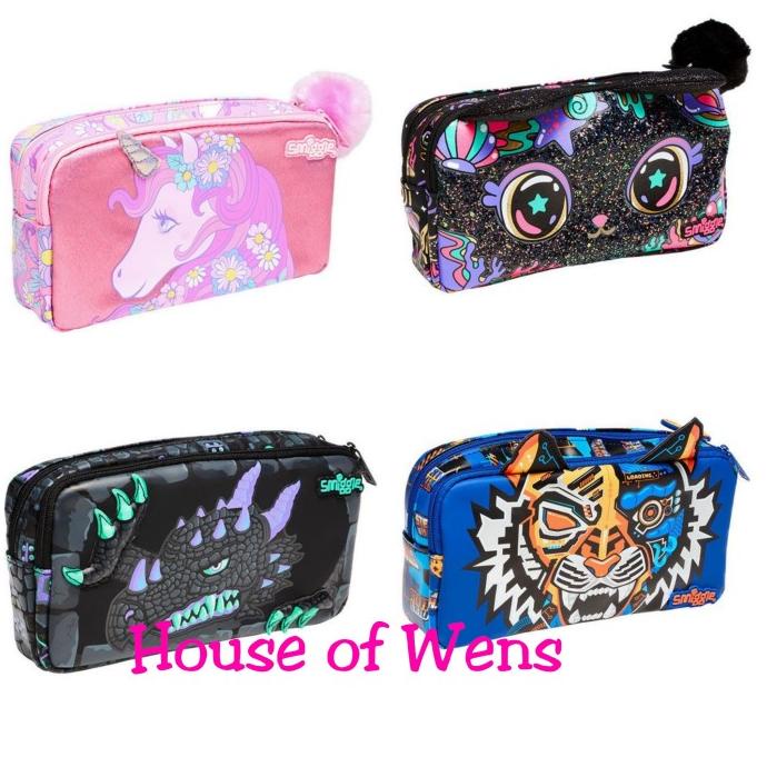 

Smiggle Hey There Character Pencil Case Original - Tempat Pensil Limited Edition