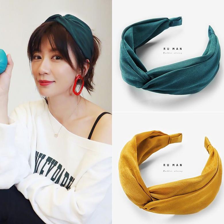 Update Bando Korea Bando Bandana Wanita  Bando Lebar 