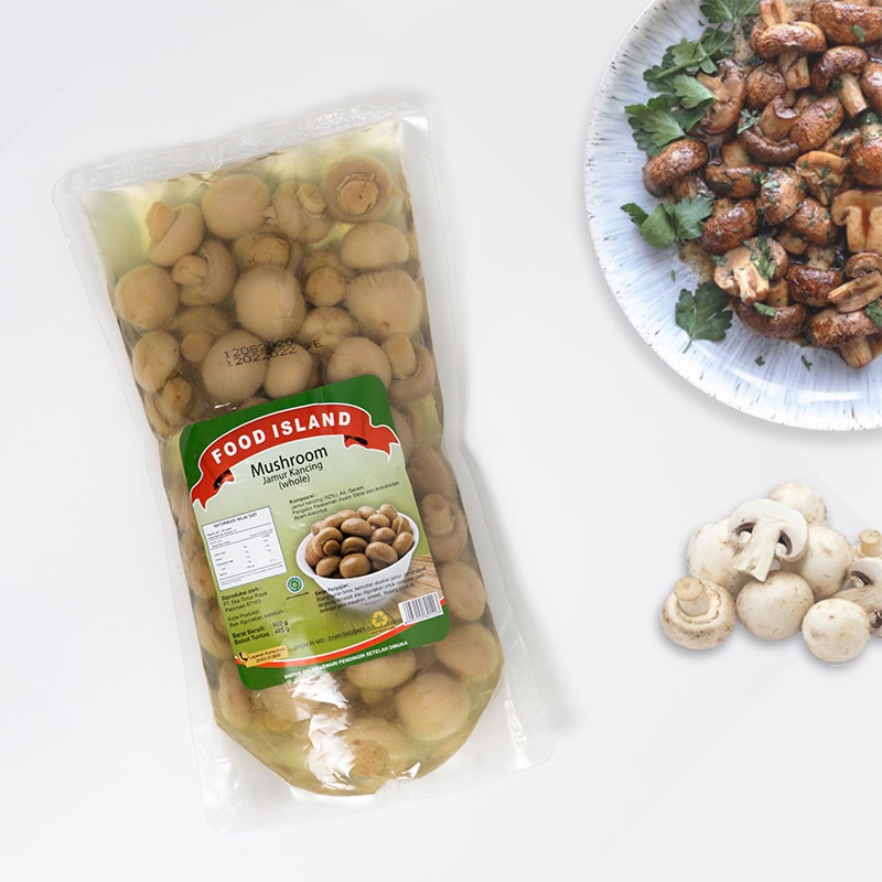 

Terlaris Pouch Whole Jamur Food Island 900 gr