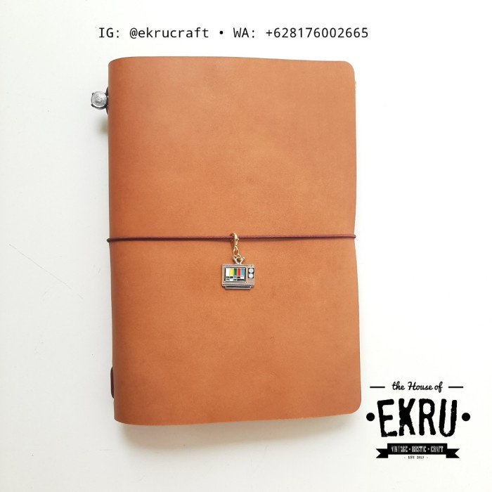 

GENUINE LEATHER COVER TRAVELERS NOTEBOOK (MIDORI LOOK A LIKE) A5