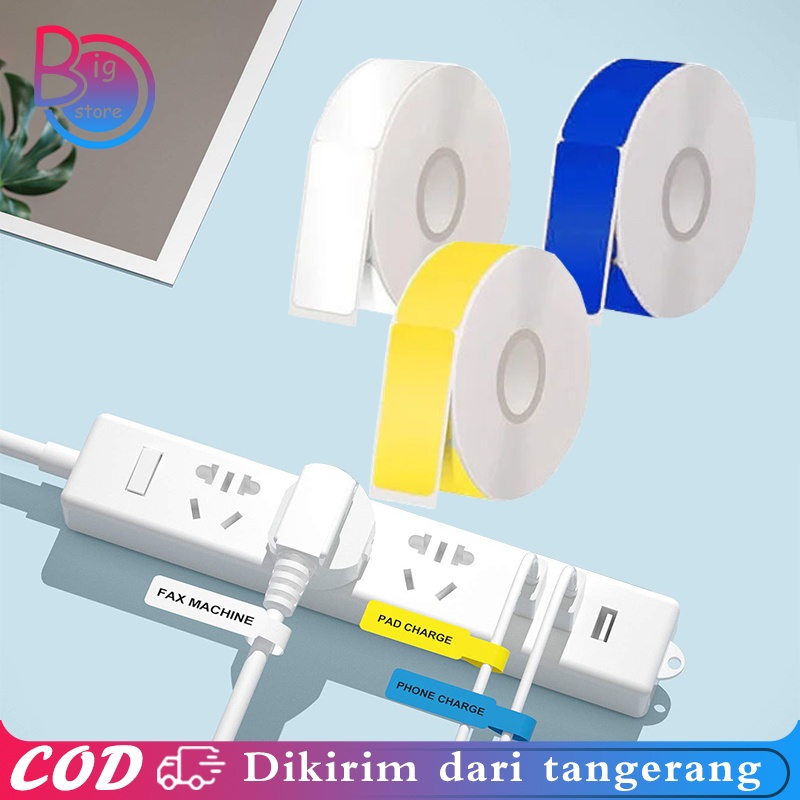 

Thermal Cable Label Sticker 65pcs/Roll Thermal Stiker Kabel Stiker Label Kabel Untuk Niimbot D11 D110