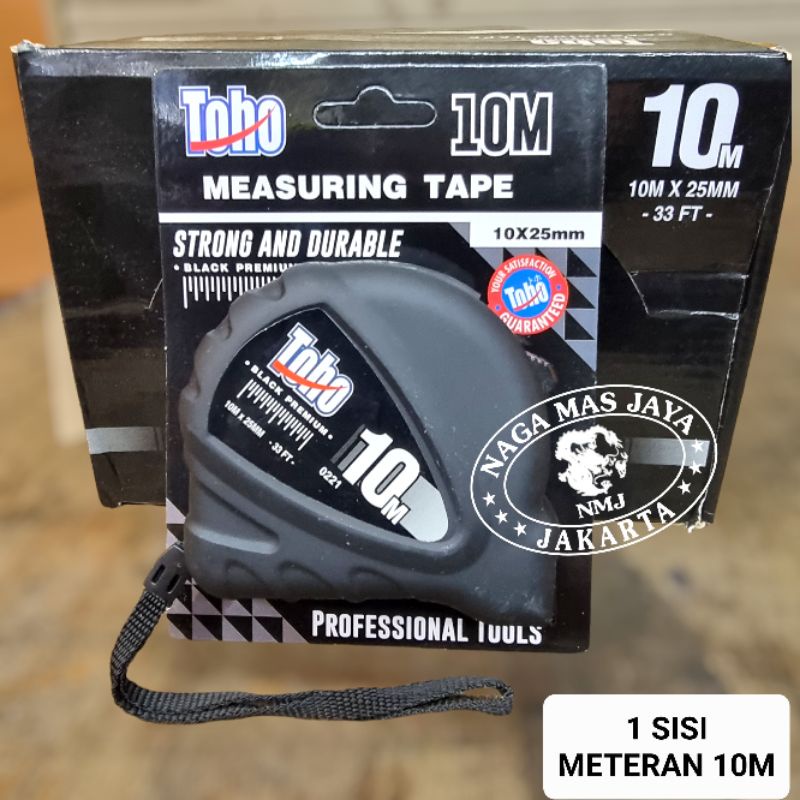 Meteran Toho 10 Meter Bla / Meteran Toho 10M / Alat Ukur Plat Toho 10Meter Bla