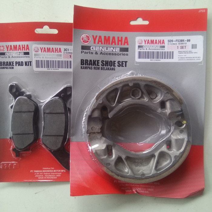 KAMPAS REM DEPAN BELAKANG YAMAHA JUPITER Z/BURHAN/ROBOT/BARANG ORI YGP