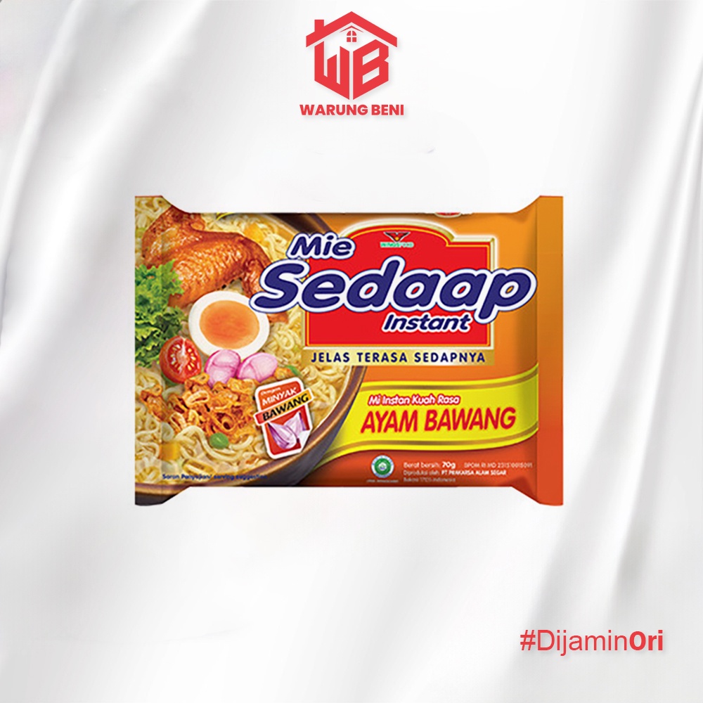 

Sedaap Mie Instan Ayam Bawang 70 gr