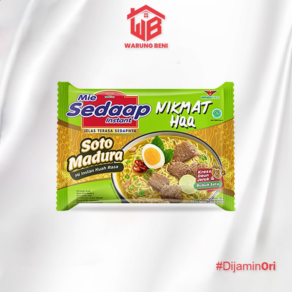 

Sedaap Mie Instan Soto Madura 82 gr