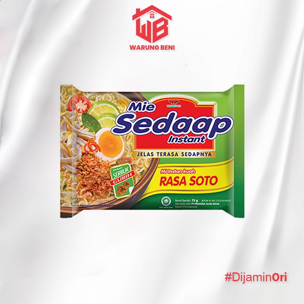 

Sedaap Mie Instan Soto 75 gr