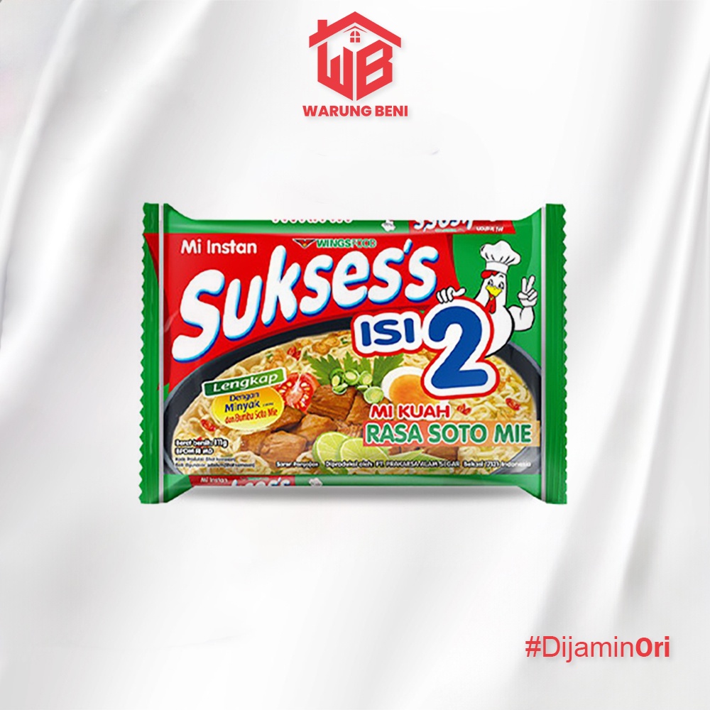 

Suksess Mie Instan Soto 111 gr isi 2