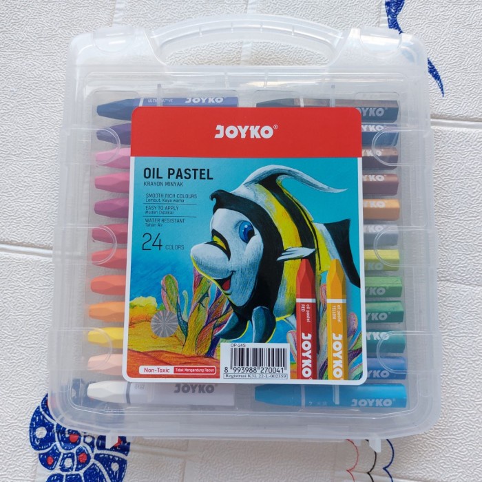 

Crayon Joyko 24 Warna Non Toxic - 1 Set