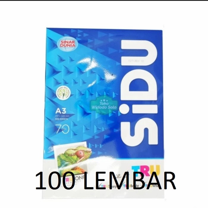 

HVS Sinar Dunia A3 70gram 100 Lembar Harga Rim2an