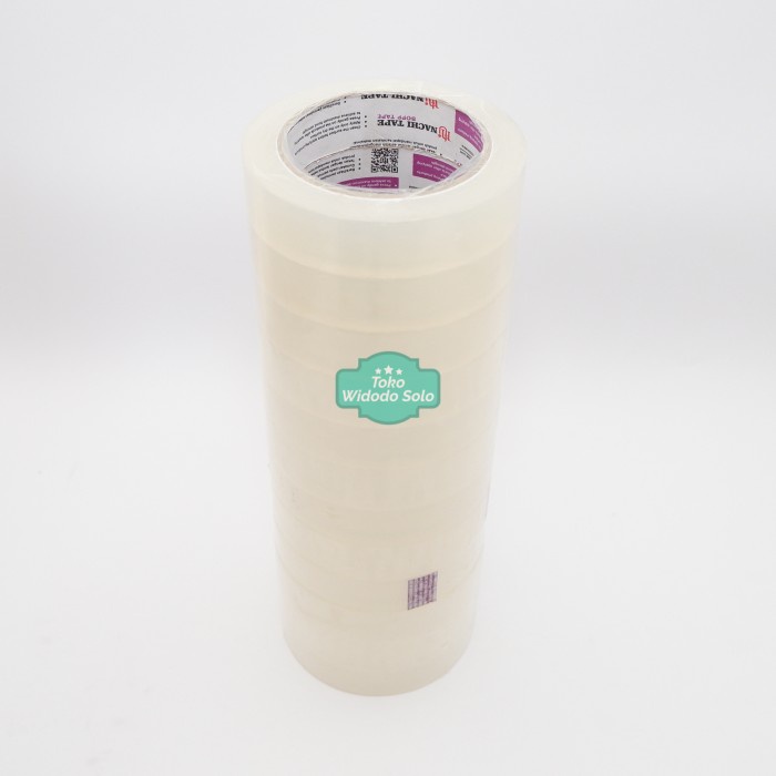 

Isolasi OPP Nachi 24mm Bening Transparan Loose Pack 72 Yards 1 Lusin