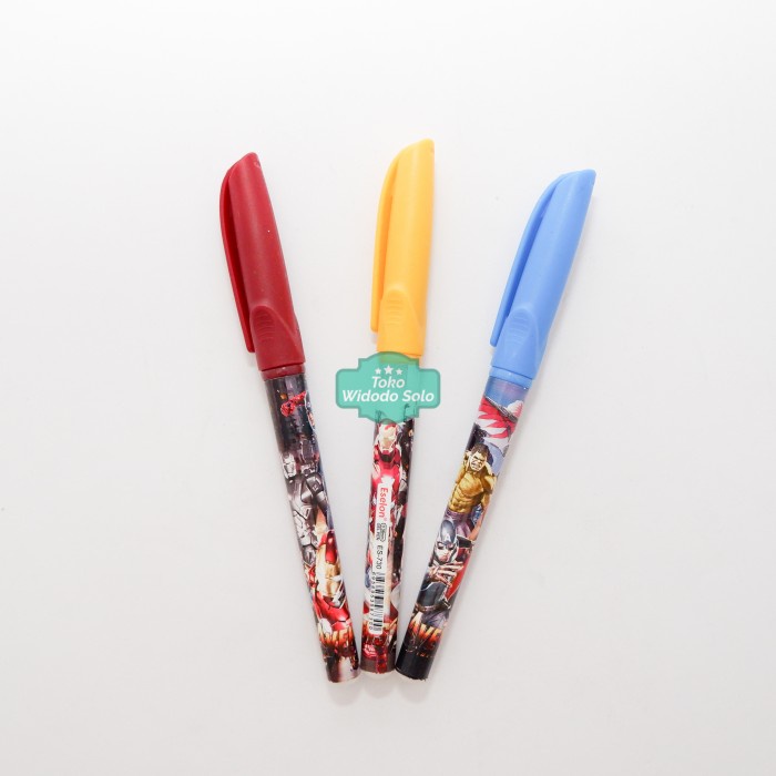 

Pulpen Gel Hitam Avengers Eselon 1 Buah