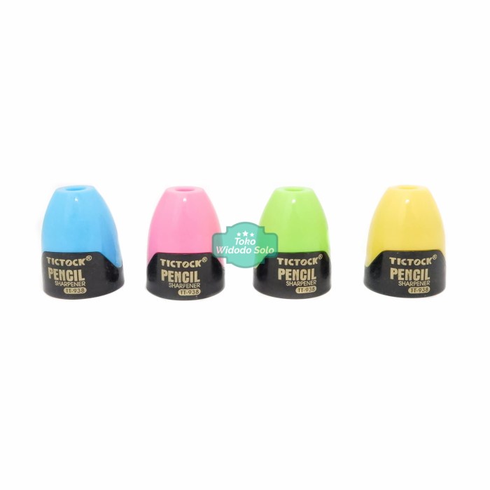 

Rautan Pensil Tictock TT 938 Stok Lama Serutan Pencil Sharpener