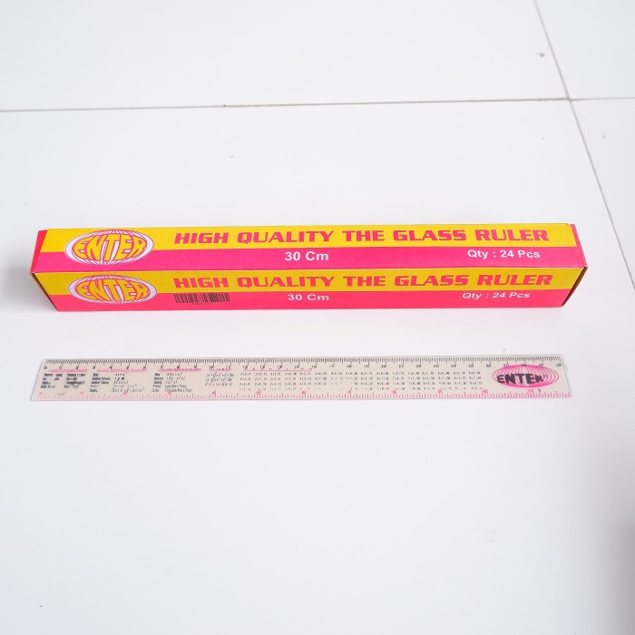 

Penggaris 30cm Nariko Plastik Mistar Straight Ruler 24 Buah