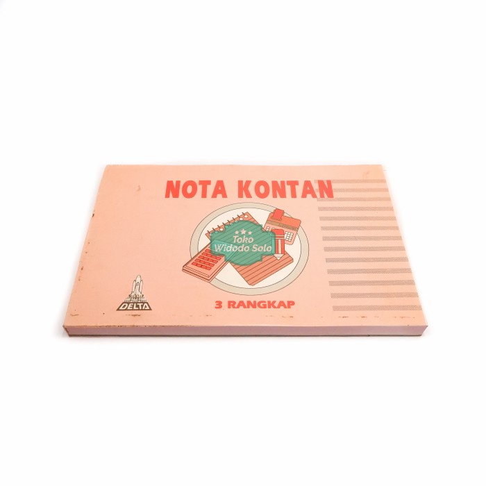 

Nota Kecil Kontan NCR 3 Ply Delta 1990 Rangkap Tiga Mendatar 1 Buah