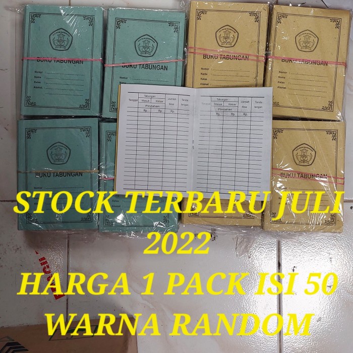 

Buku Tabungan Sekolah SPP 16 Kecil Wd 100x155mm Isi 6 Lembar Grosir
