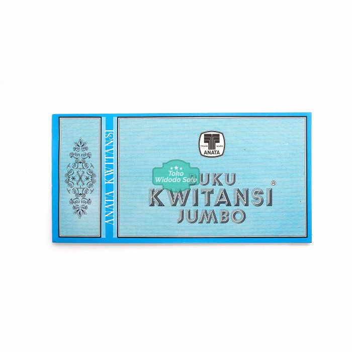

Buku Kwitansi Jumbo Anata 1990 12x24cm Stok Lama Ecer Per 1 Buah