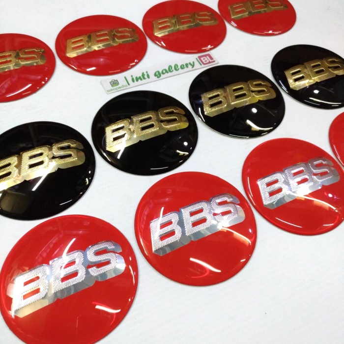 Emblem Stiker Dop Velg BBS 70mm High Quality star