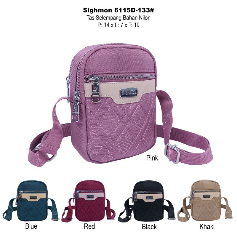 Sighmon kanvas 6115D-133 tas wanita selempang