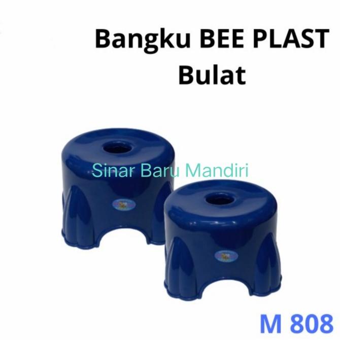 :=:=:=:=] Bangku pendek bulat Bee Plast