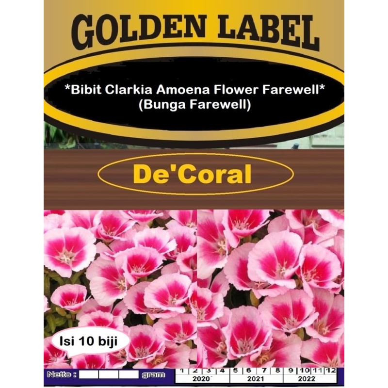 Bibit Clarkia Amoena Flower Farewell | Benih Bunga Farewell