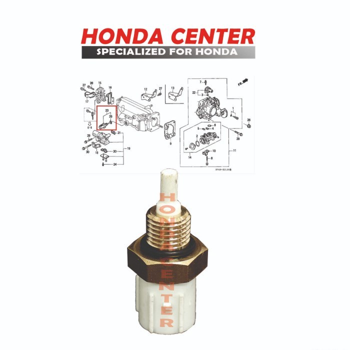 Sensor Iat Switch Iat Sensor Temperatur Odyssey Ra6 2001 2002 2003 F23 Kode Aa096