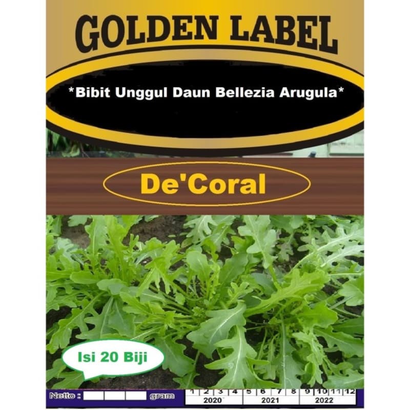 Bibit Unggul Daun Bellezia Arugula | Benih Arugula