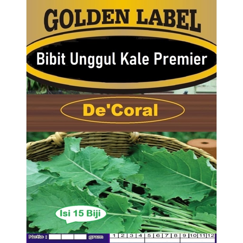 Bibit Unggul Kale Premier | Biji Benih Kale Premier| Bibit Sayur Kale