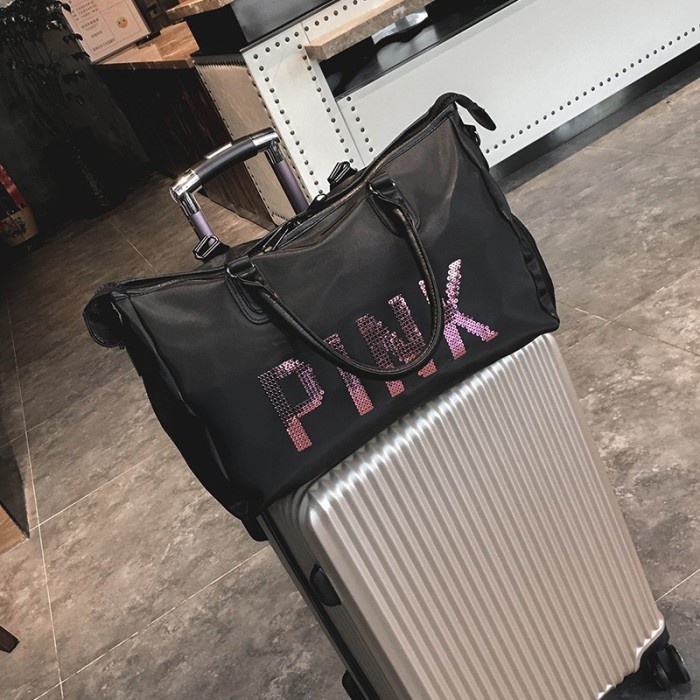 Promo Tas Fitness/ Travel Victoria Secret Blink Pink Terbaru