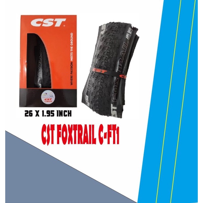 BAN LUAR CST FOXTRAIL C-FT1 BAN LUAR SEPEDA MTB 26 X 1.95 MTB KEVLAR 1 ORIGINAL