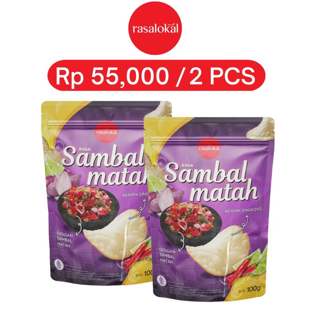 

Terjangkau Paket Hemat Keripik Singkong Rasa Lokal Sambal Matah - 2 Pcs