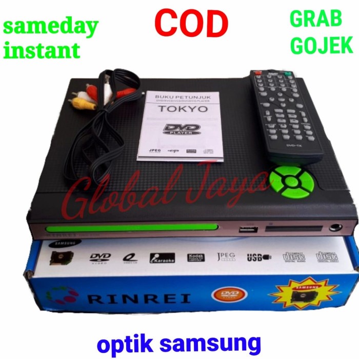 {NurulShop} dvd player rinrei mini optik samsung dvd murah karaoke dvd body kecil Limited