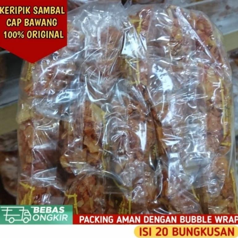 

Recommended Keripik Sambal Sibolga Cap Bawang kemasan 20 Bungkusan