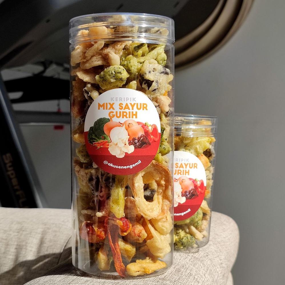 

KERIPIK SAYUR MIX GURIH PREMIUM JUMBO | KERIPIK BROKOLI BOMBAY PAPRIKA CABE JAMUR TIRAM / KUPING Best Seller