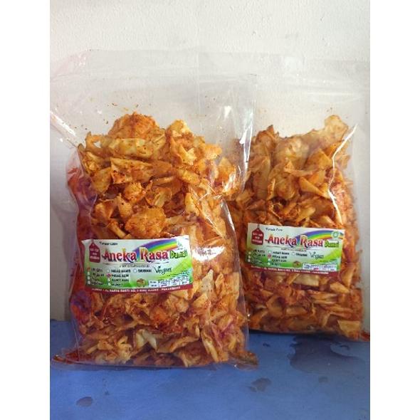 

Termurah Keripik Ubi Singkong 1KG Pedas Asin Vege Best Seller