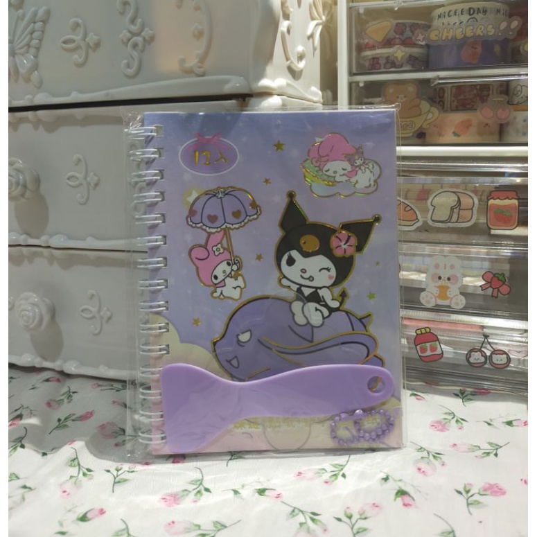 Buku Binder Cute stiker Karakter Kuromi