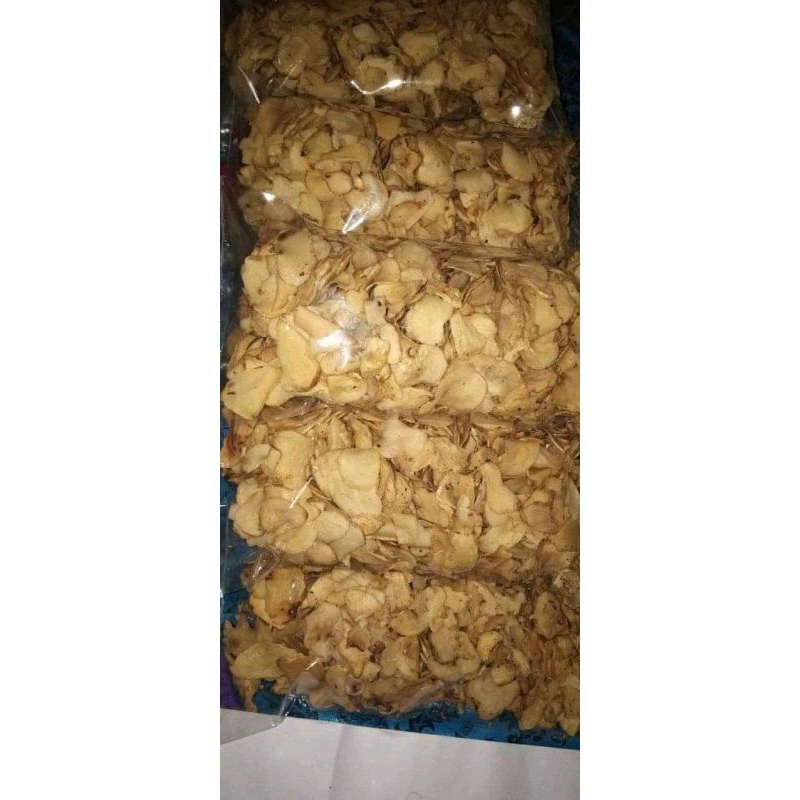 

Ready kripik gayam khas tuban empuk renyah & gurih=1000gr Best Seller