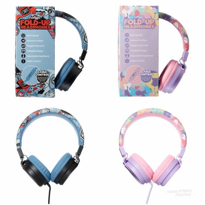 Terlaris Smiggle Illusion Fold Up Headphones - Headphone Smiggle Original Berkualitas