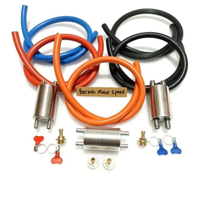 PAKET TABUNG HAWA SELANG TUTUP OLI RACING KLX SUZUKI SCORPIO