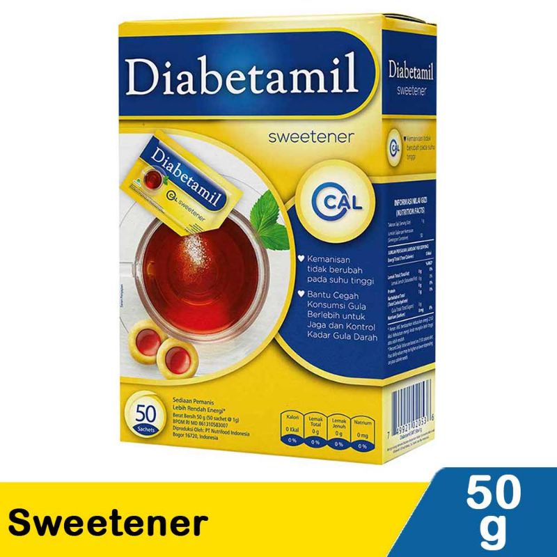 

Diabetamil Sweetener 50G