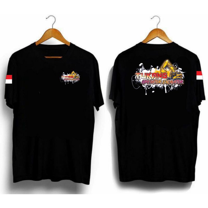 KAOS TUKANG OPERATOR EXCAVATOR NEW SIMPLE || TSHIRT VIRAL || DTF PRINTING