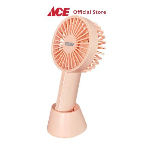 TERBARU Ace - Memoo Kipas Angin Portable Hand Rechargeable - Pink /KIPAS ANGIN MINI/KIPAS ANGIN
