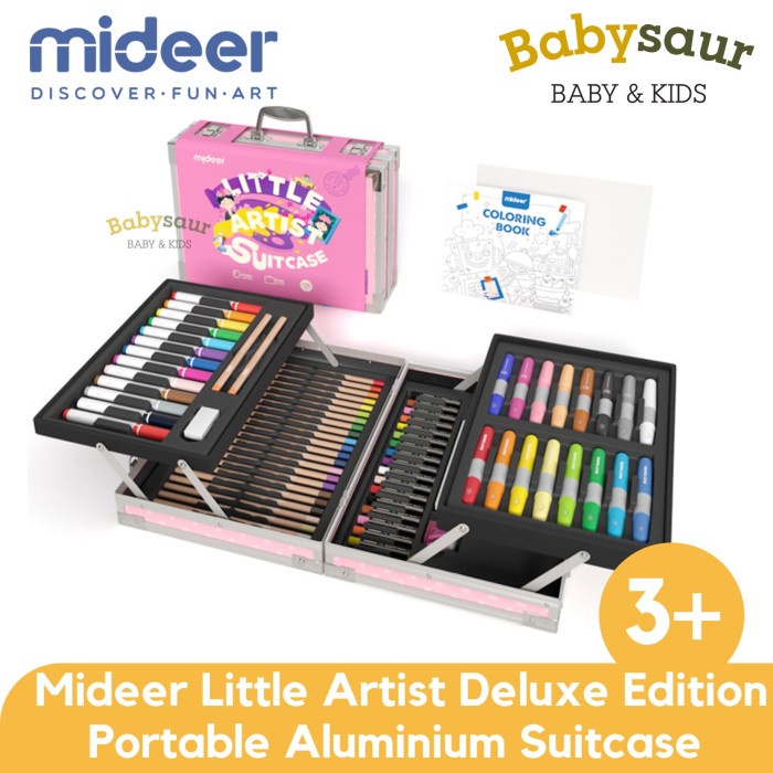 

Mideer Artist Suitcase Alat Warna Art Set Pensil Spidol Crayon Anak