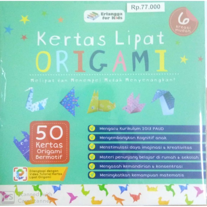 

BUKU BAHAN HABIS PAKAI KERTAS LIPAT ORIGAMI